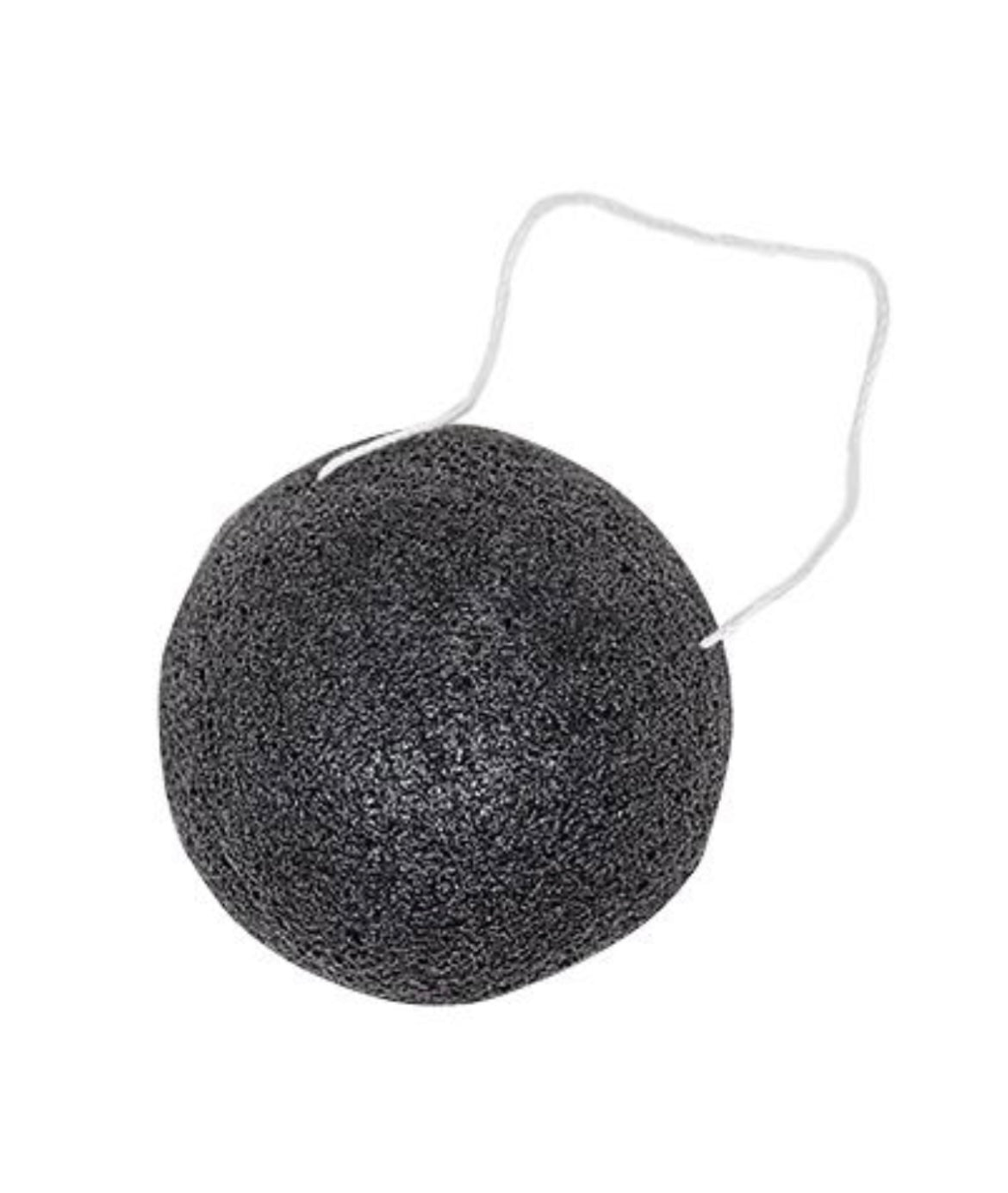 Esponja facial Konjac - Carbón activo