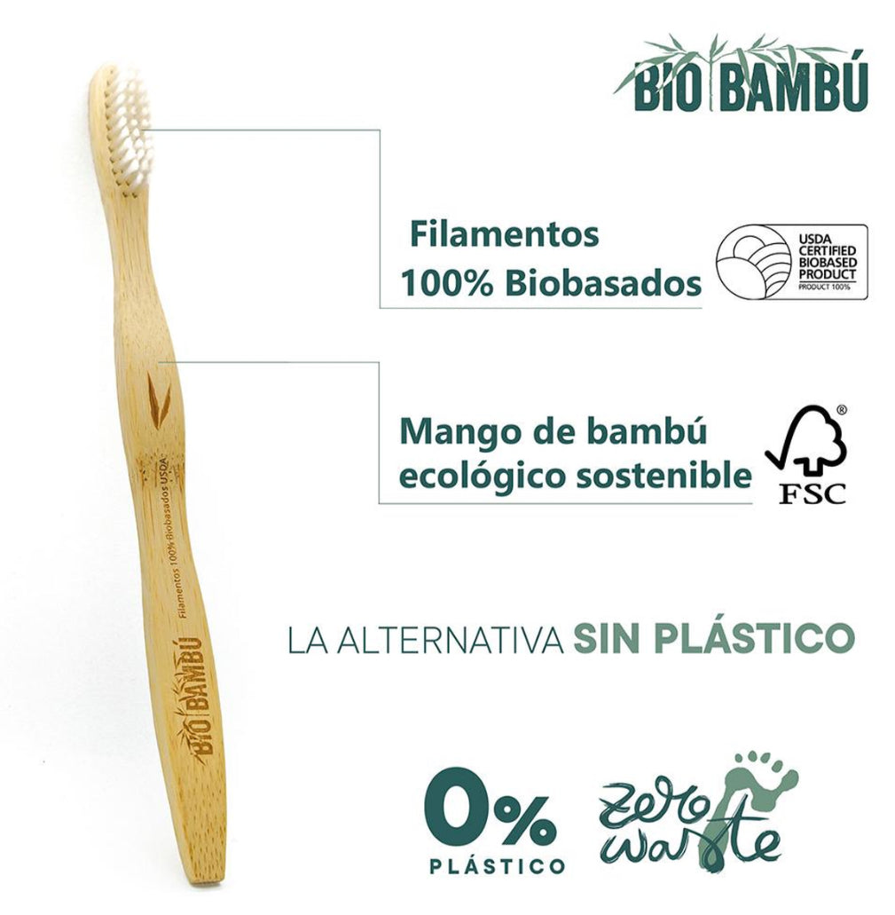 Cepillo de dientes Bio Bambú- Adulto