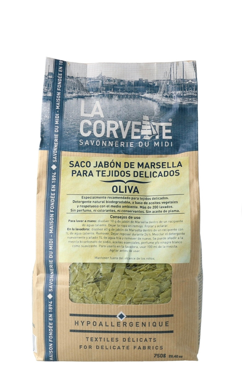 Copos de jabón de Marsella