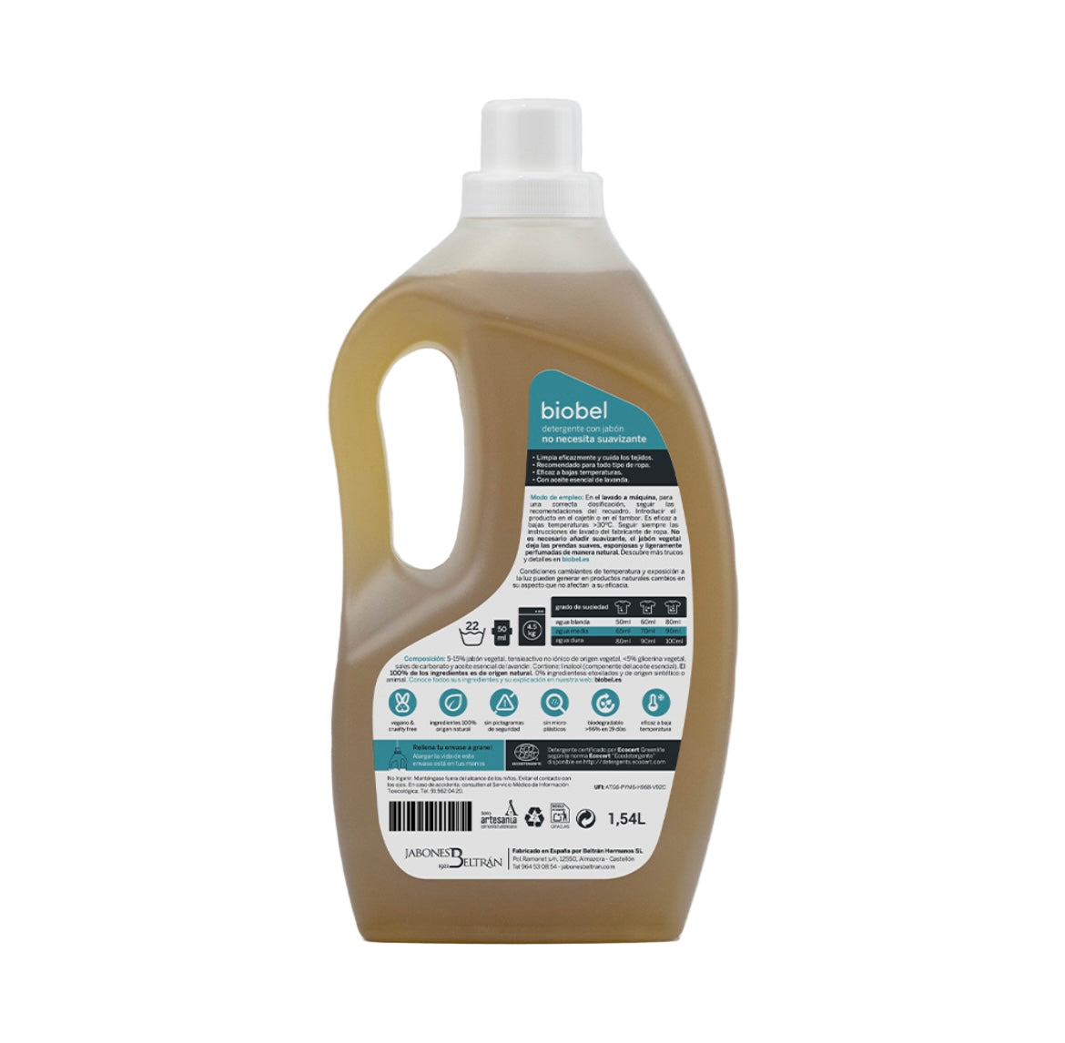 Jabón detergente ecológico