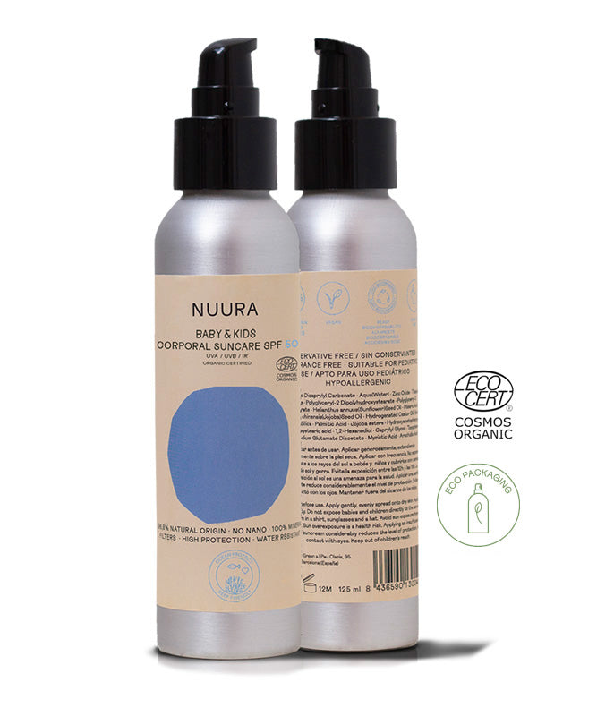 Crema Solar Baby & Kids SPF 50 UVA/UVB/IR - Fotoprotección Orgánica para los más pequeños