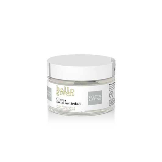 Crema facial con ácido hialurónico Hello Green - Cosmética ecologica y natural certificada