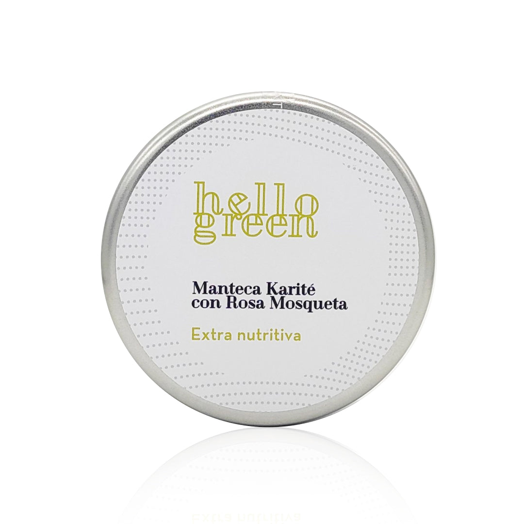 Manteca de Karité con Rosa Mosqueta Hello Green - Cosmética ecologica y natural certificada