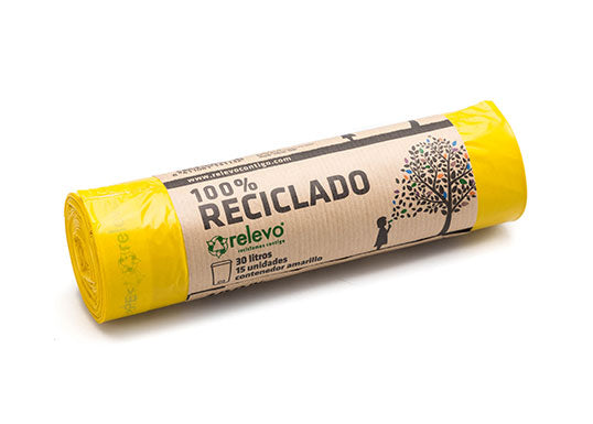 Bolsa de basura perfumada Relevo - 100% plástico reciclado - 30L – La  Balanza Granel