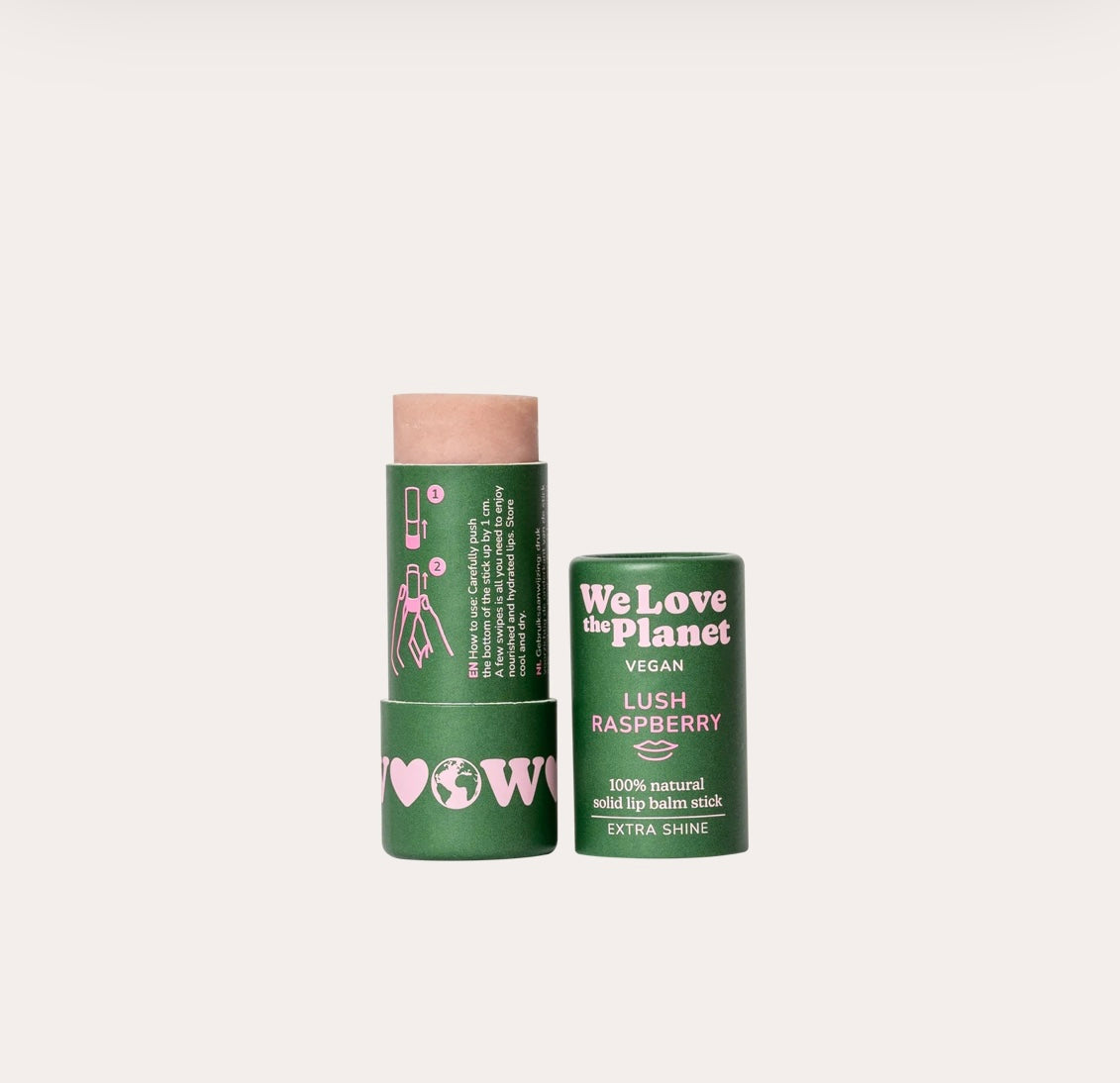 Bálsamo labial natural en cartón -Lush Raspberry