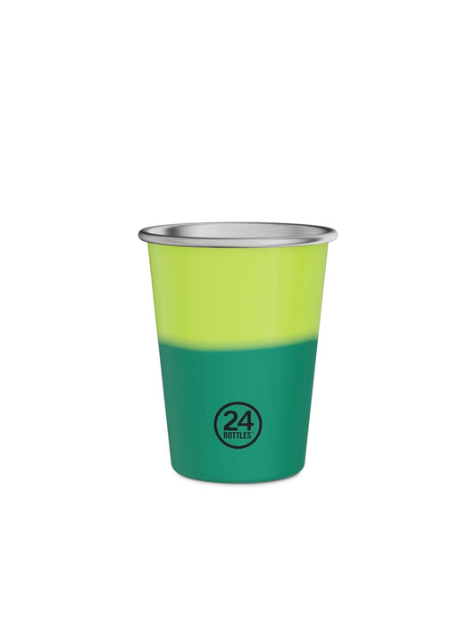 Vasos Reutilizables (x2) Party Cup REactive Amarillo/Verde