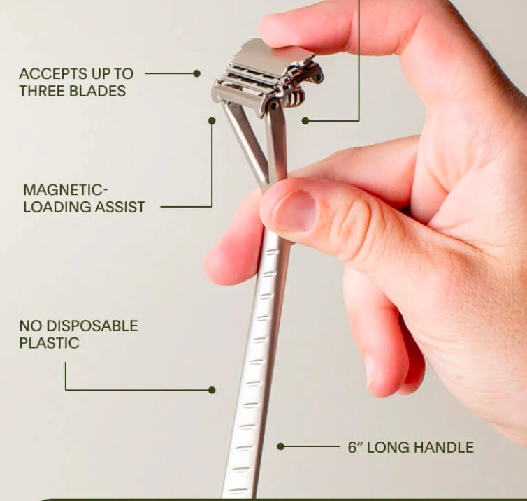 Maquinilla afeitado depilación 3 hojas- Leaf Shave