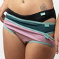 Braga menstrual Ninsa Atenea- absorción media - Tallas M color malva