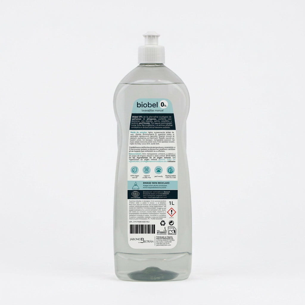 Lavavajillas manual 0% ecológico