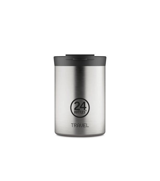 Taza térmica Brushed Steel Clima- Travel Tumbler