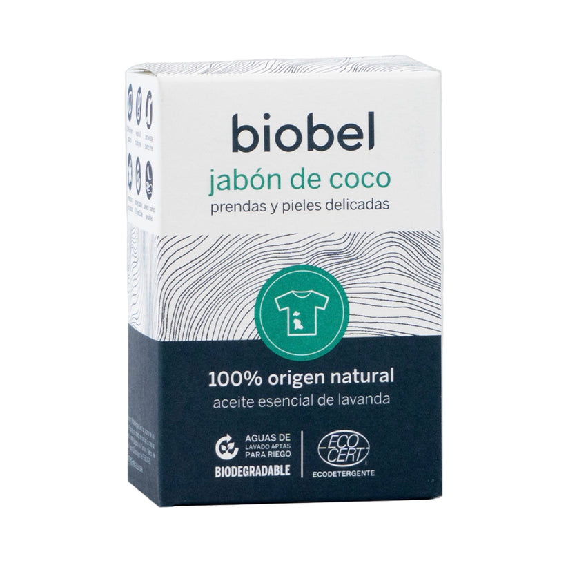 Jabón de coco ecológico Biobel para prendas y pieles delicadas