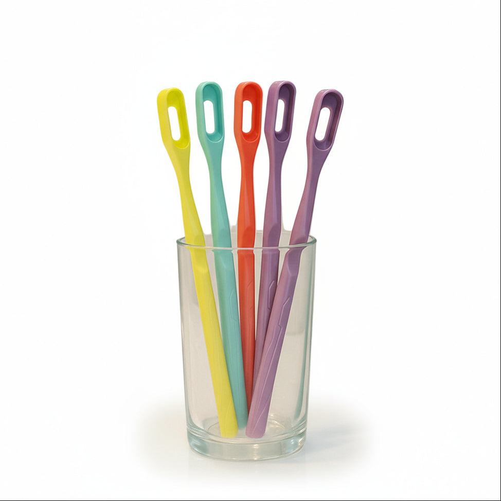 Cepillo de dientes bioplástico para cabezal recargable