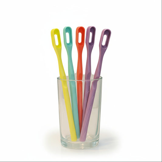 Cepillo de dientes bioplástico para cabezal recargable