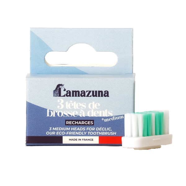Recambio cabezal cepillo de dientes pack x3 dureza media