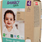 Pañales ecológicos para bebé – Bambo Nature- Talla 4- 24 unidades