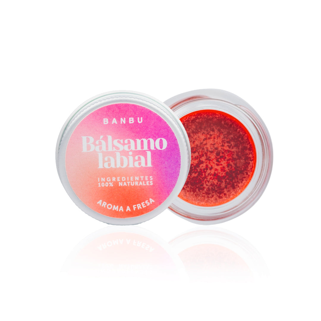 Bálsamo labial BANBU - Fresa con color