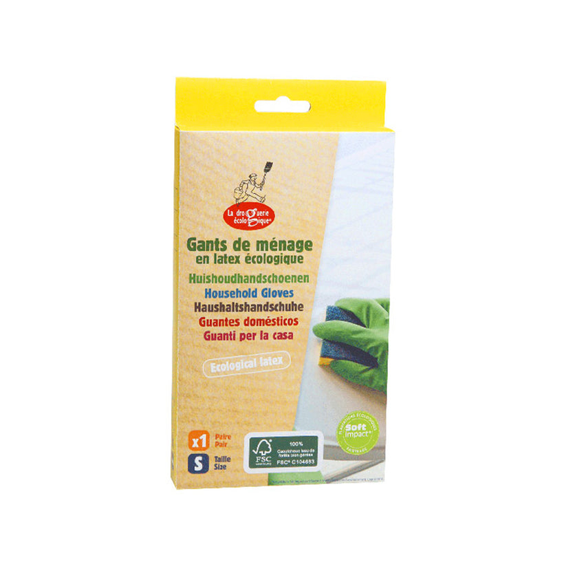 Guantes reutilizables de látex ecológicos para la limpieza del hogar