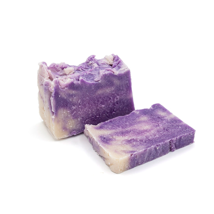 Jabón natural artesanal de lavanda, oliva y coco